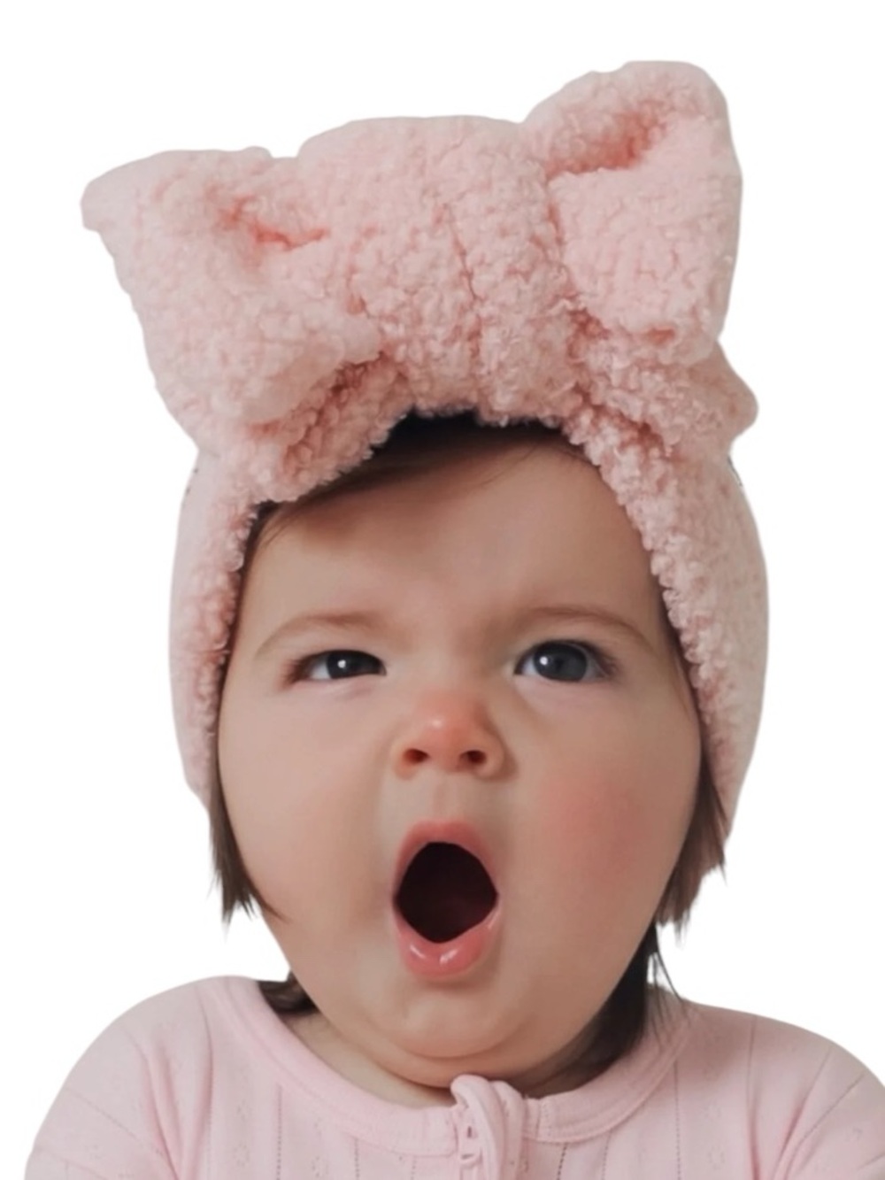 NWT Spearmintlove Teddy Bow in pink 0-12 months